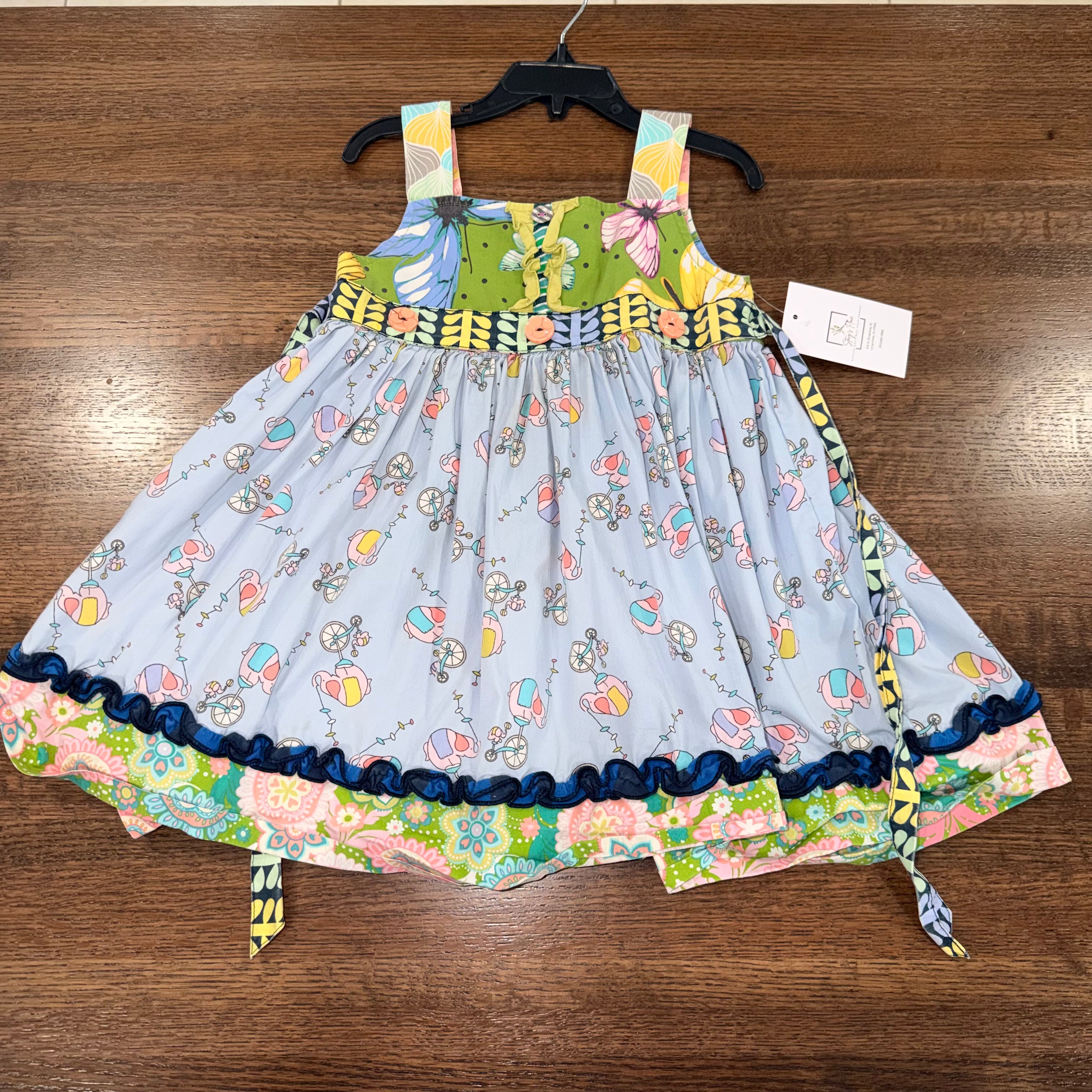 Matilda Jane Girls It’s a Wonderful Parade Knot Dress Size 4