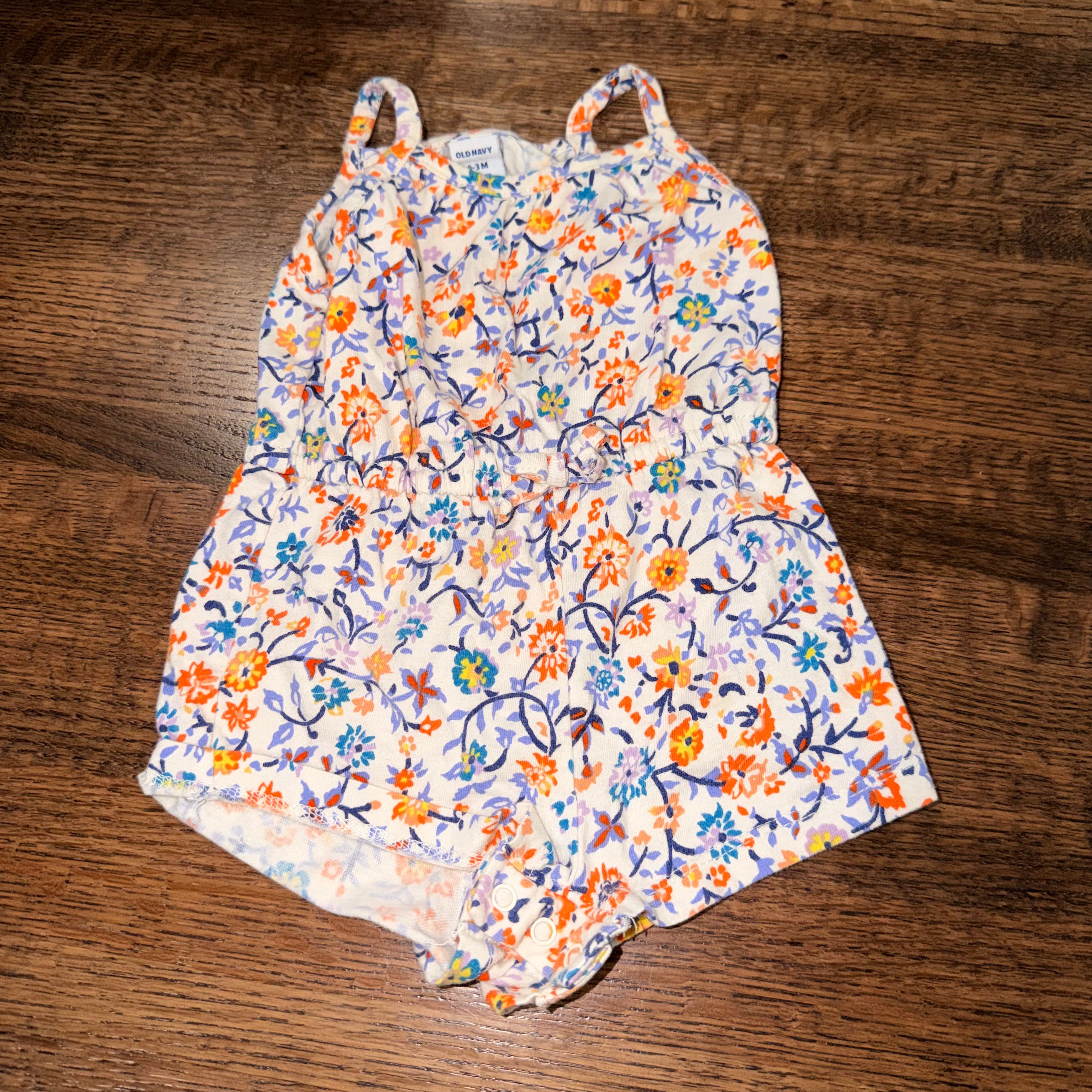 Old Navy Floral Romper 0-3 Months