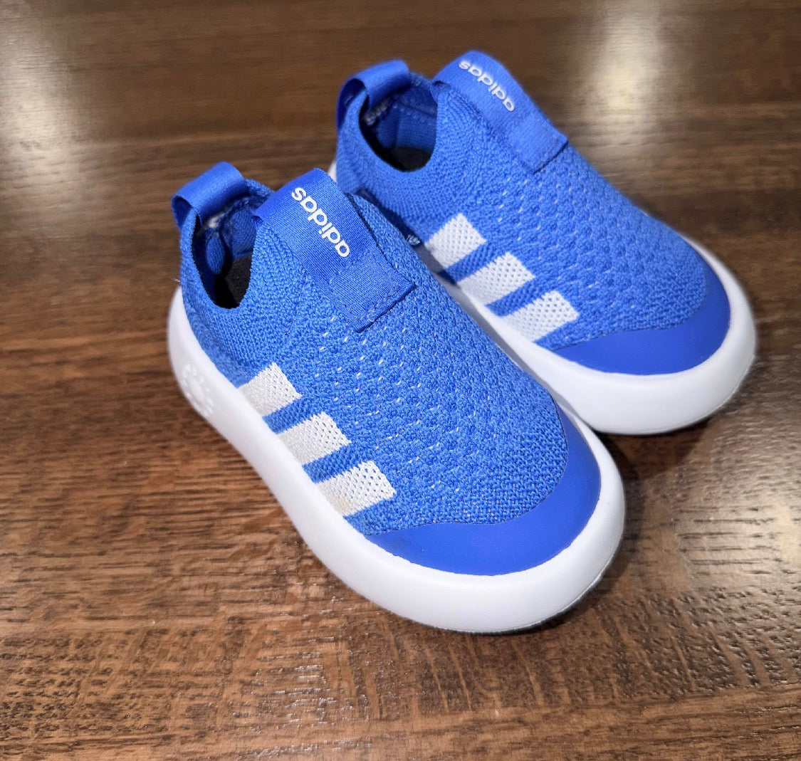 Adidas Boys Bubble Comfy Easy On Toddler Shoes Size 6