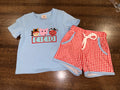 NWT Boutique Abby & Evie Farm EIEIO 2pc Set Size 2