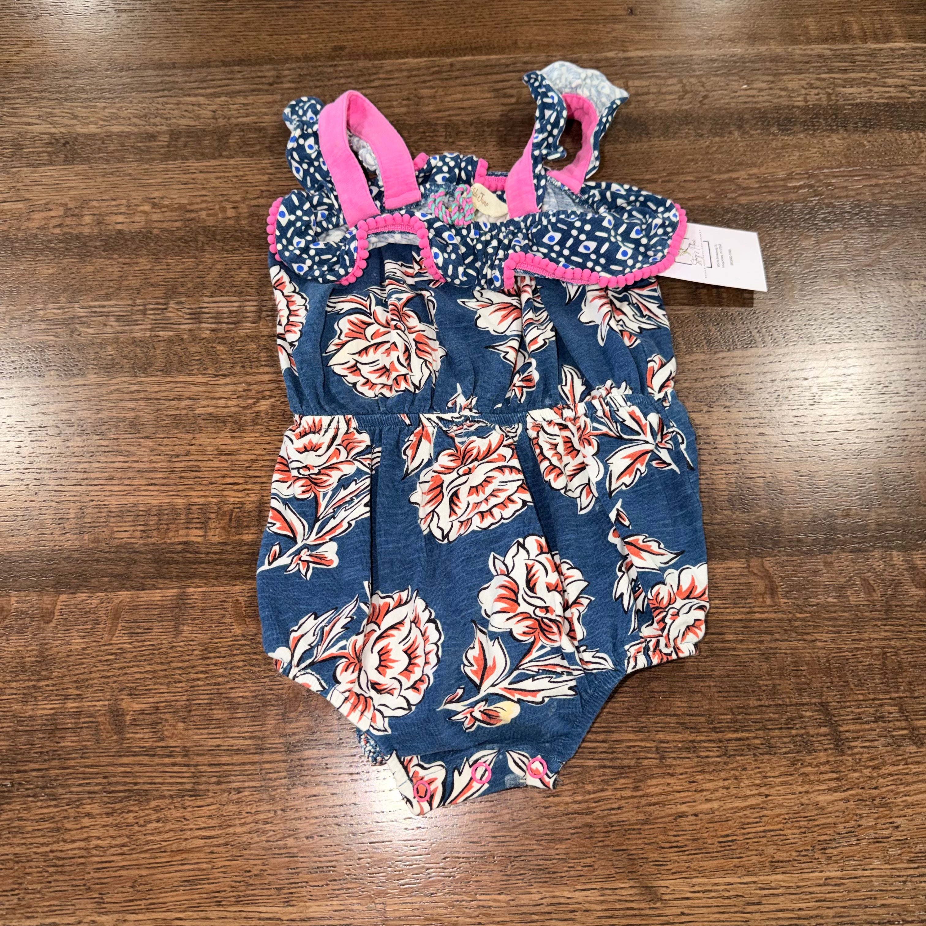 Matilda Jane Brilliant Daydream Sand & Sun Romper Size 18-24