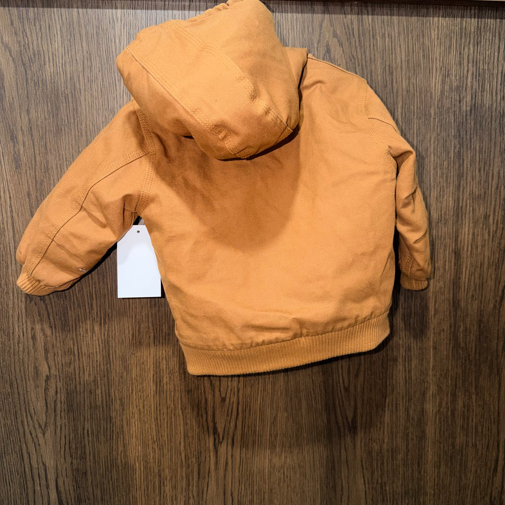 Carhartt Canvas Insulated Hooded Active Jacket for Babies 18 Months New Condition