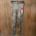 Spanx Faux  Snakeskin Shine Leggings Contoured Waistband Size Large NWT