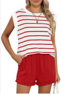 NWOT Amazon Top & Shorts Lounge Set Large