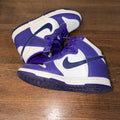 Nike Dunks High Top Purple & White 5Y 5 Youth