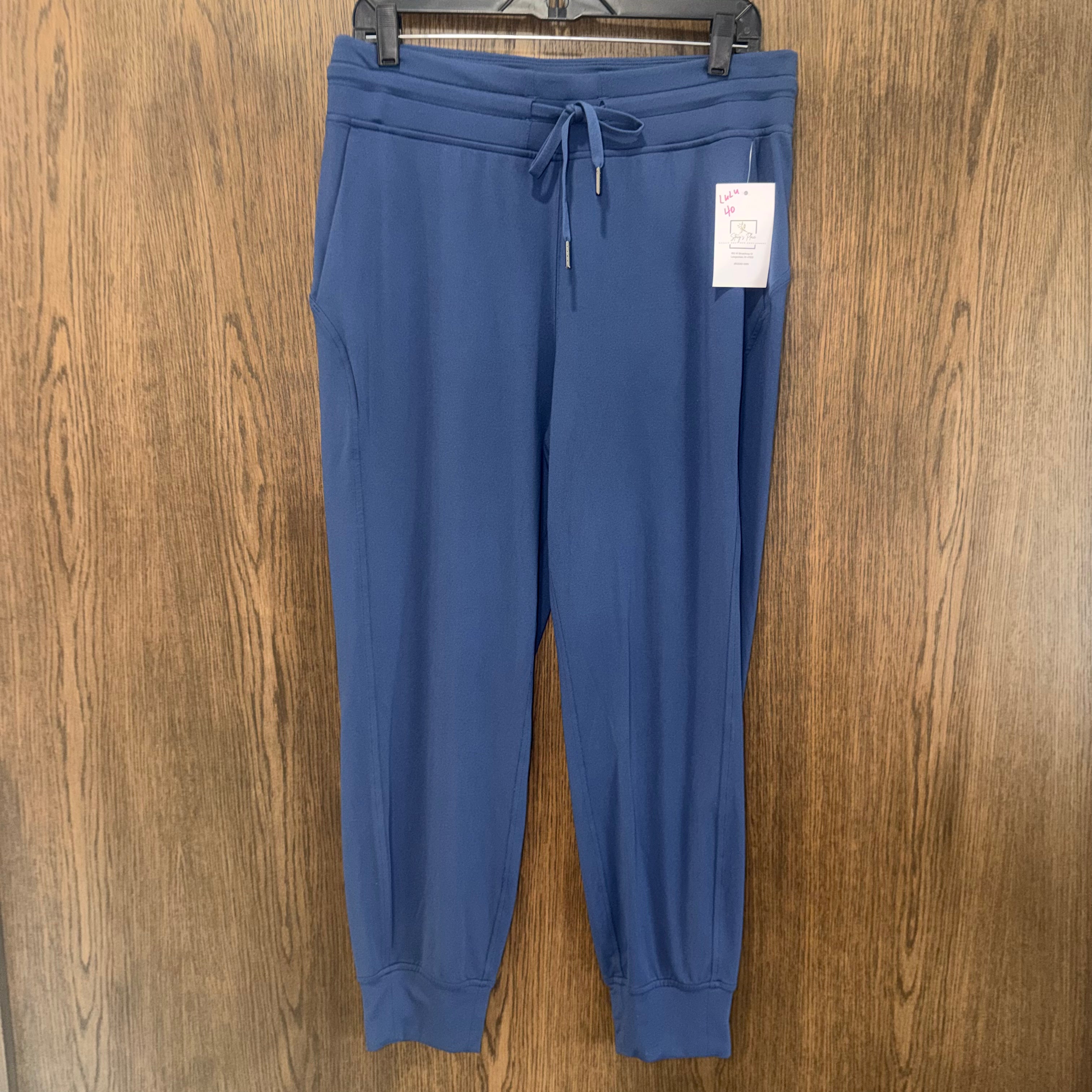 Lululemon Women's Ready to Rulu High Rise Jogger Pants Size 10 Mineral Blue
