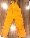 Carhartt Brown Tan Overalls Size 4T