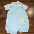 Vintage Y2K Child of Mine Carter's Baby Boys My Garden Friends Overalls Romper 3-6 mos NWT