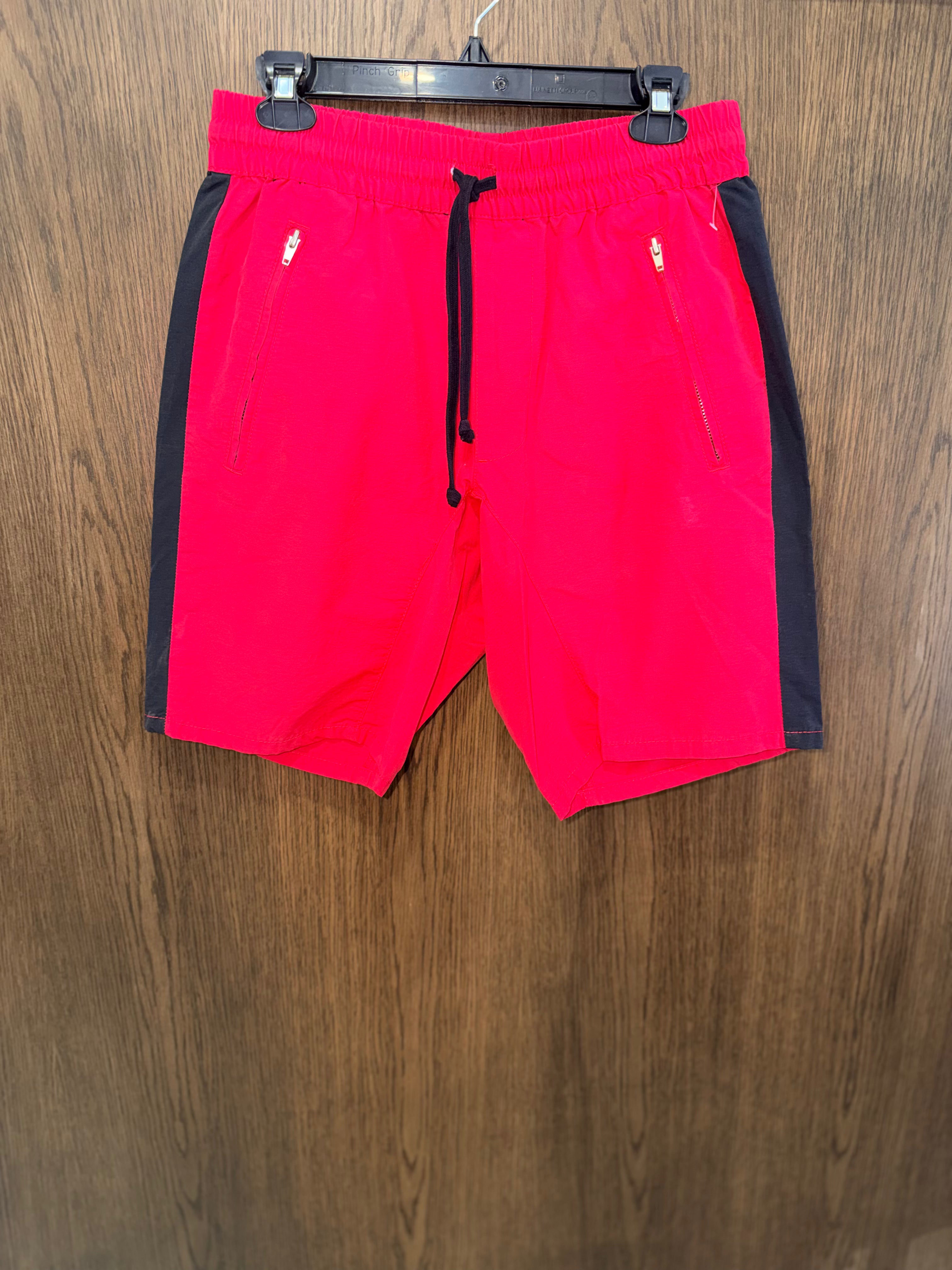 Pac Sun Men’s Board Shorts Red/Black Small