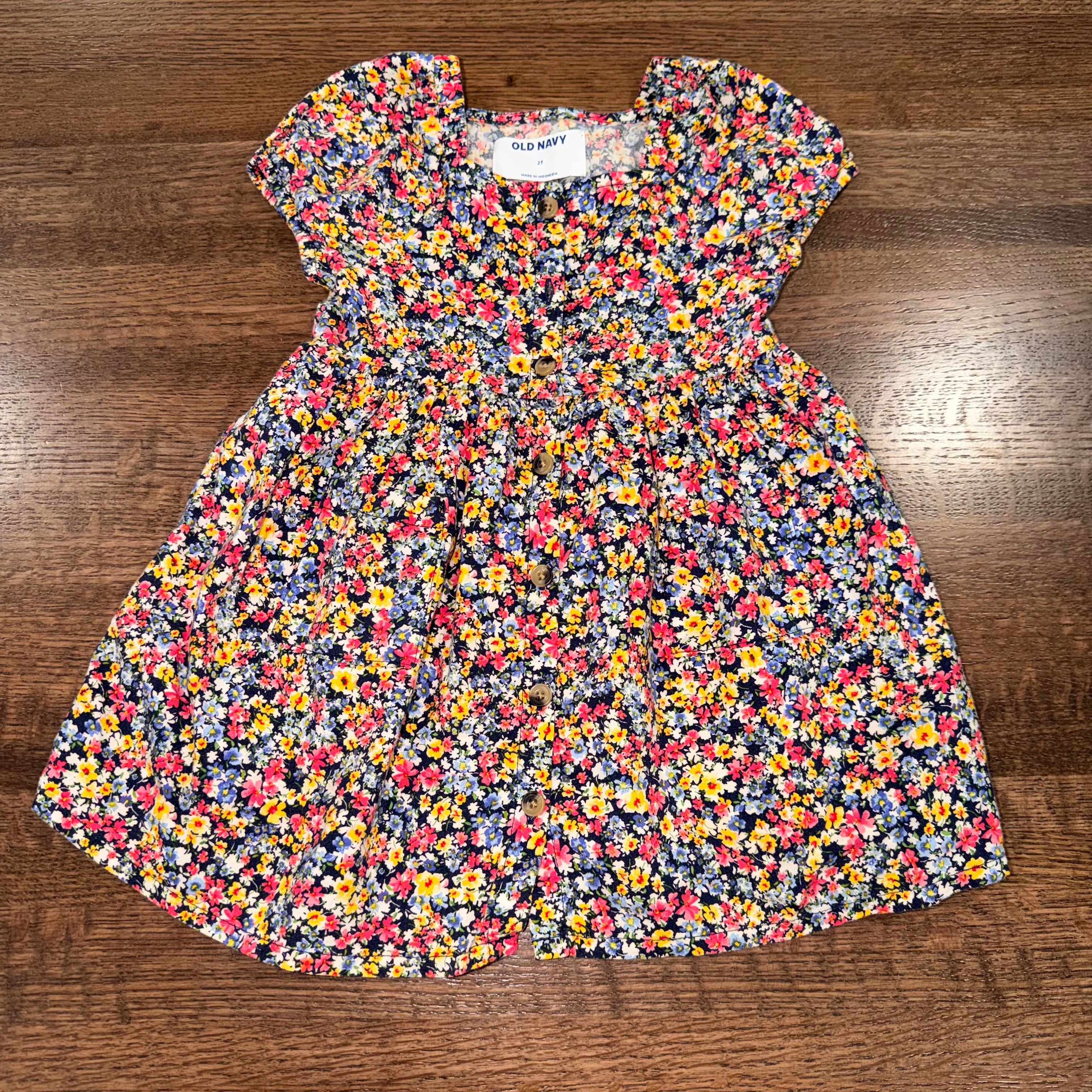 Old Navy Ditsy Floral Dress Size 3T