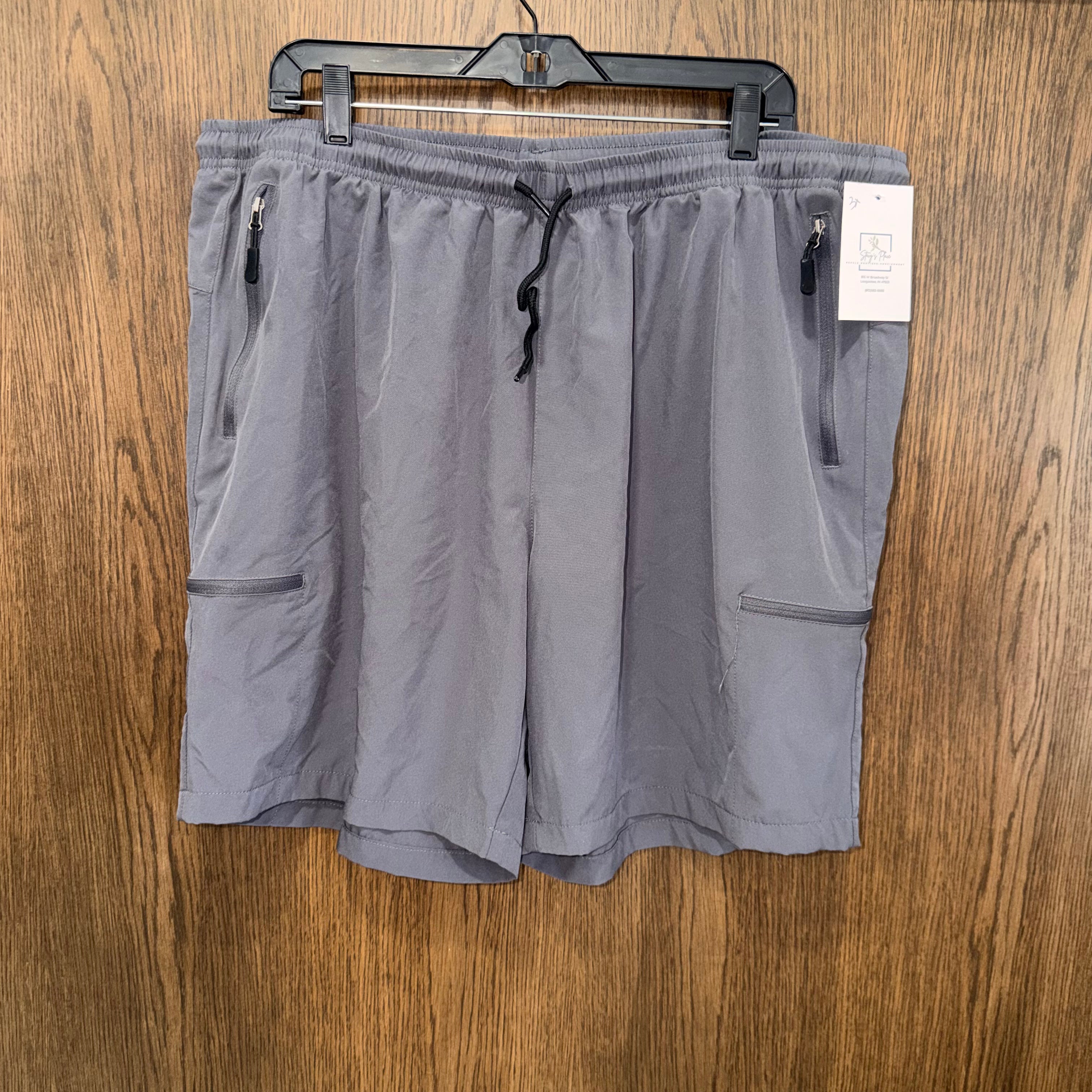 Sanity Men's Charcoal Athletic Shorts 3X XXL