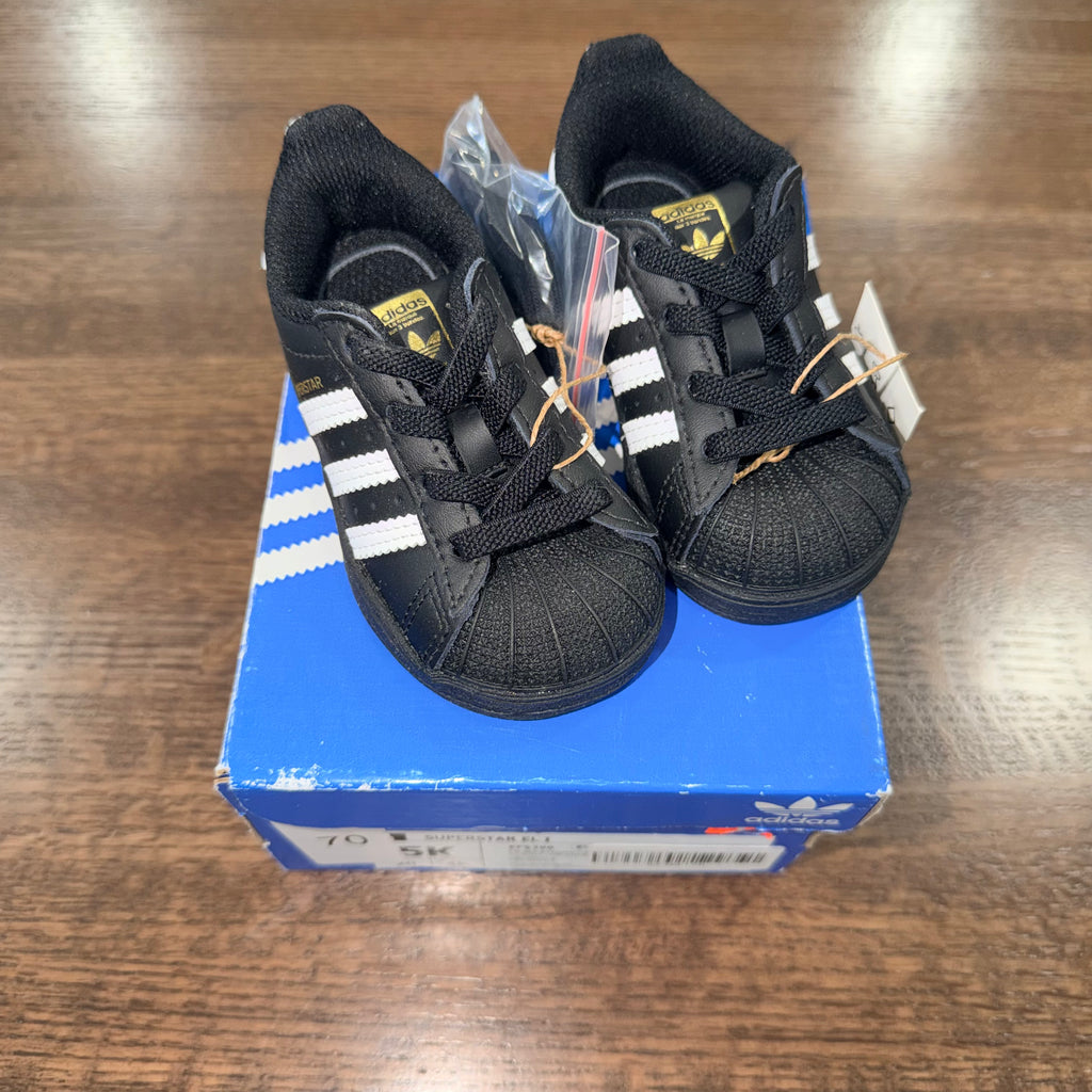 Adidas New Superstar Easy On Toddler Shoes Size 5 NIB