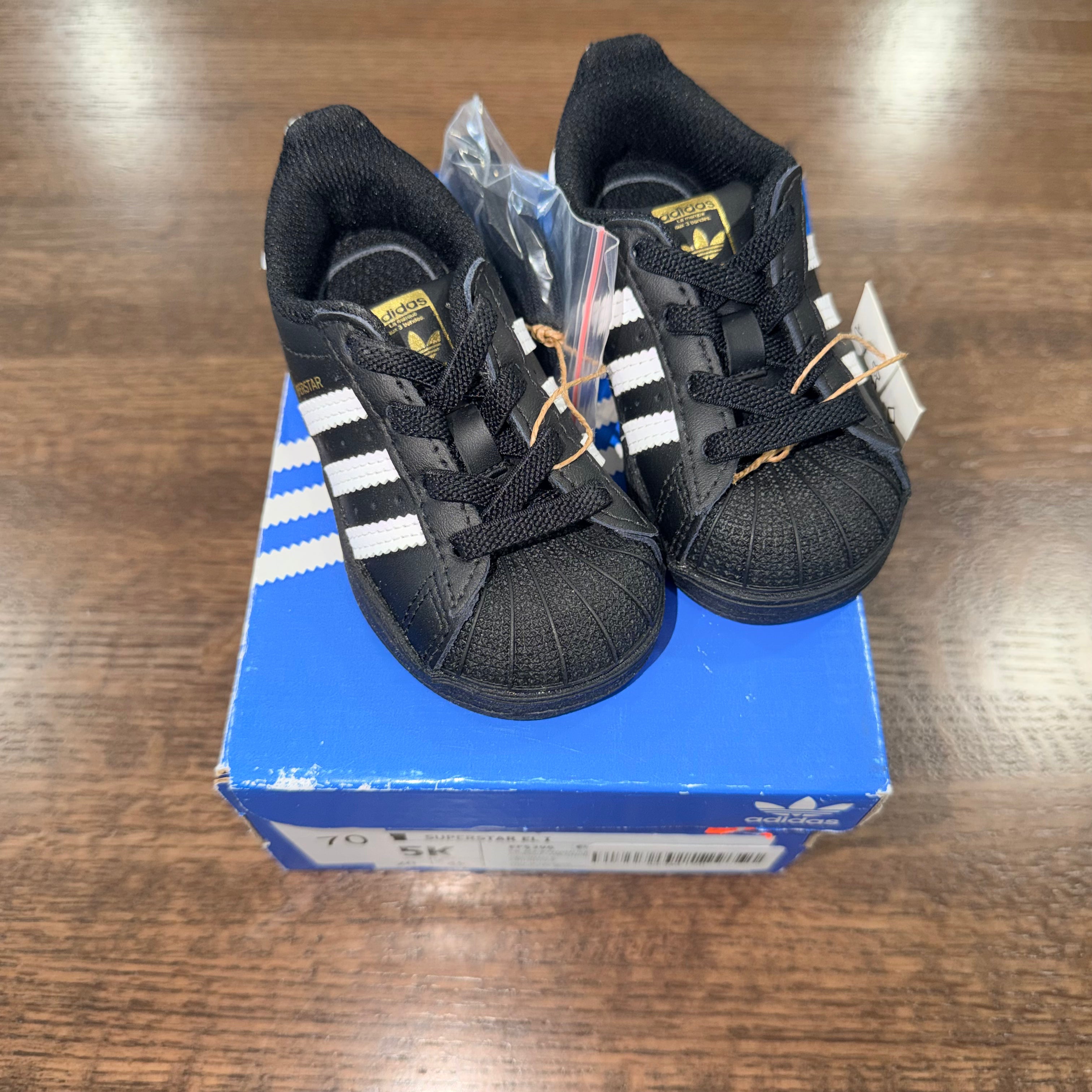 Adidas New Superstar Easy On Toddler Shoes Size 5 NIB