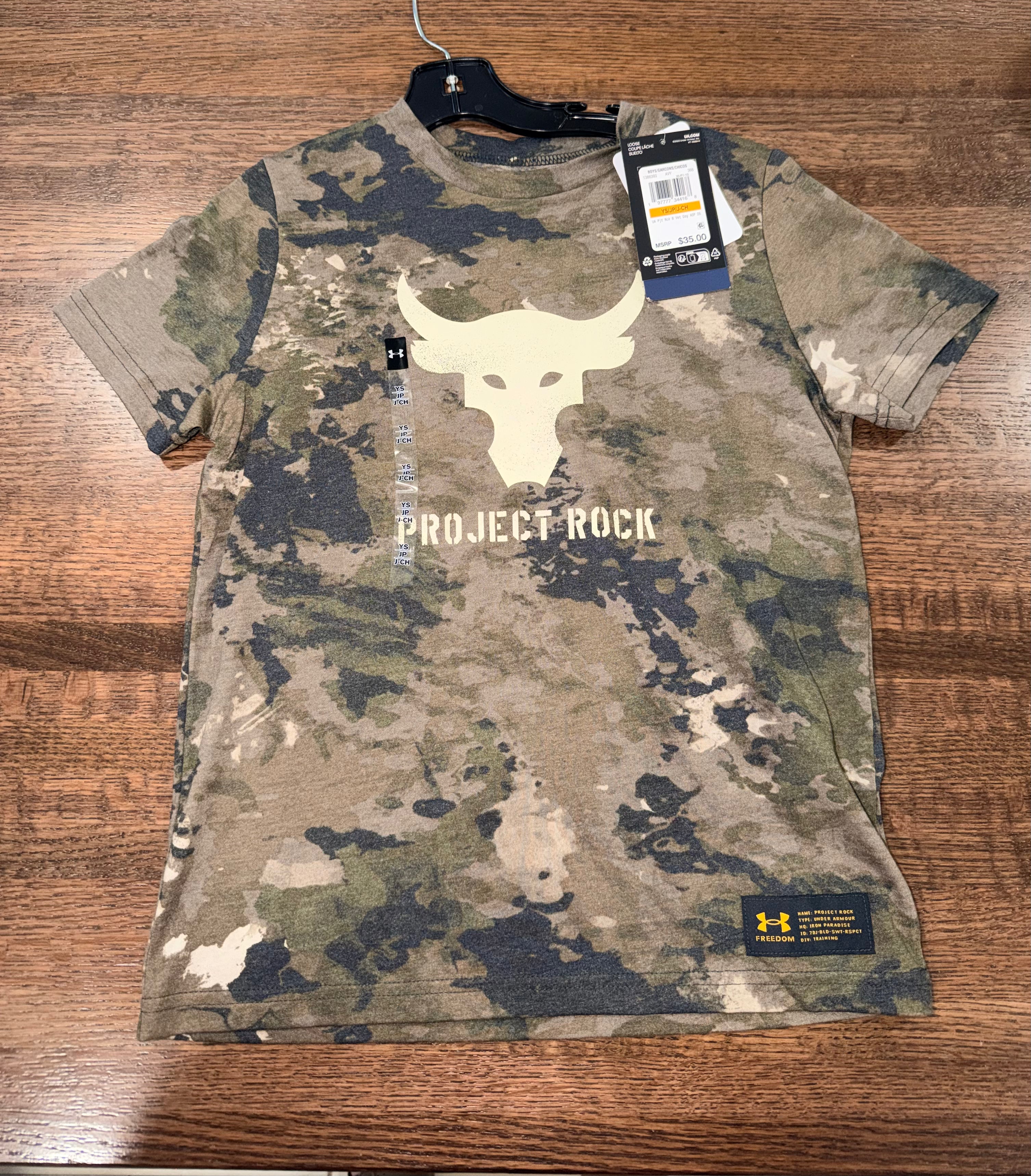 Under Armour NWT Boys Short Sleeve Dri Fit T-Shirt YSM 7/8 Retail $35