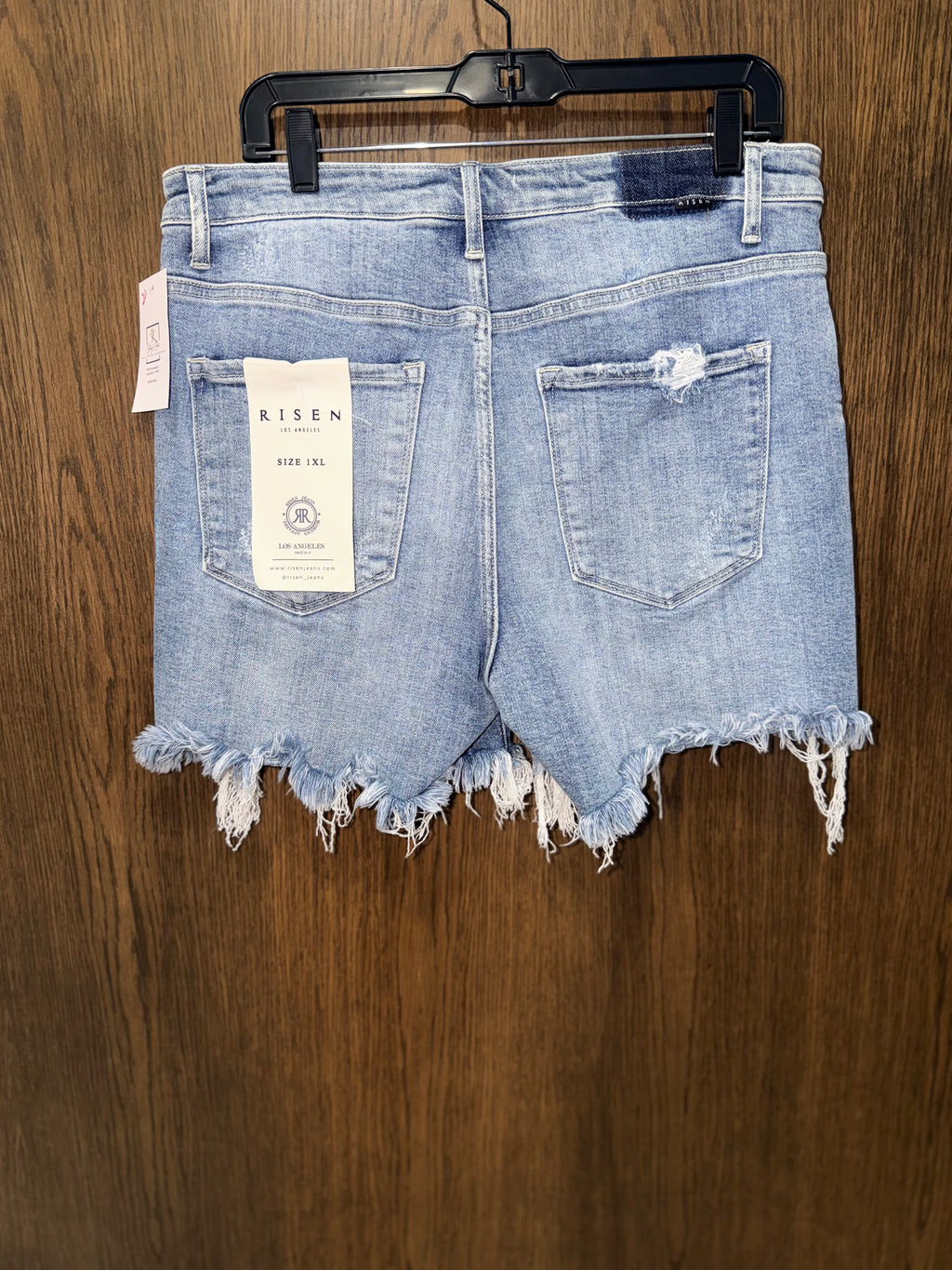 Risen Destroyed NWT HI-WAISTED SHORT 1X Plus
