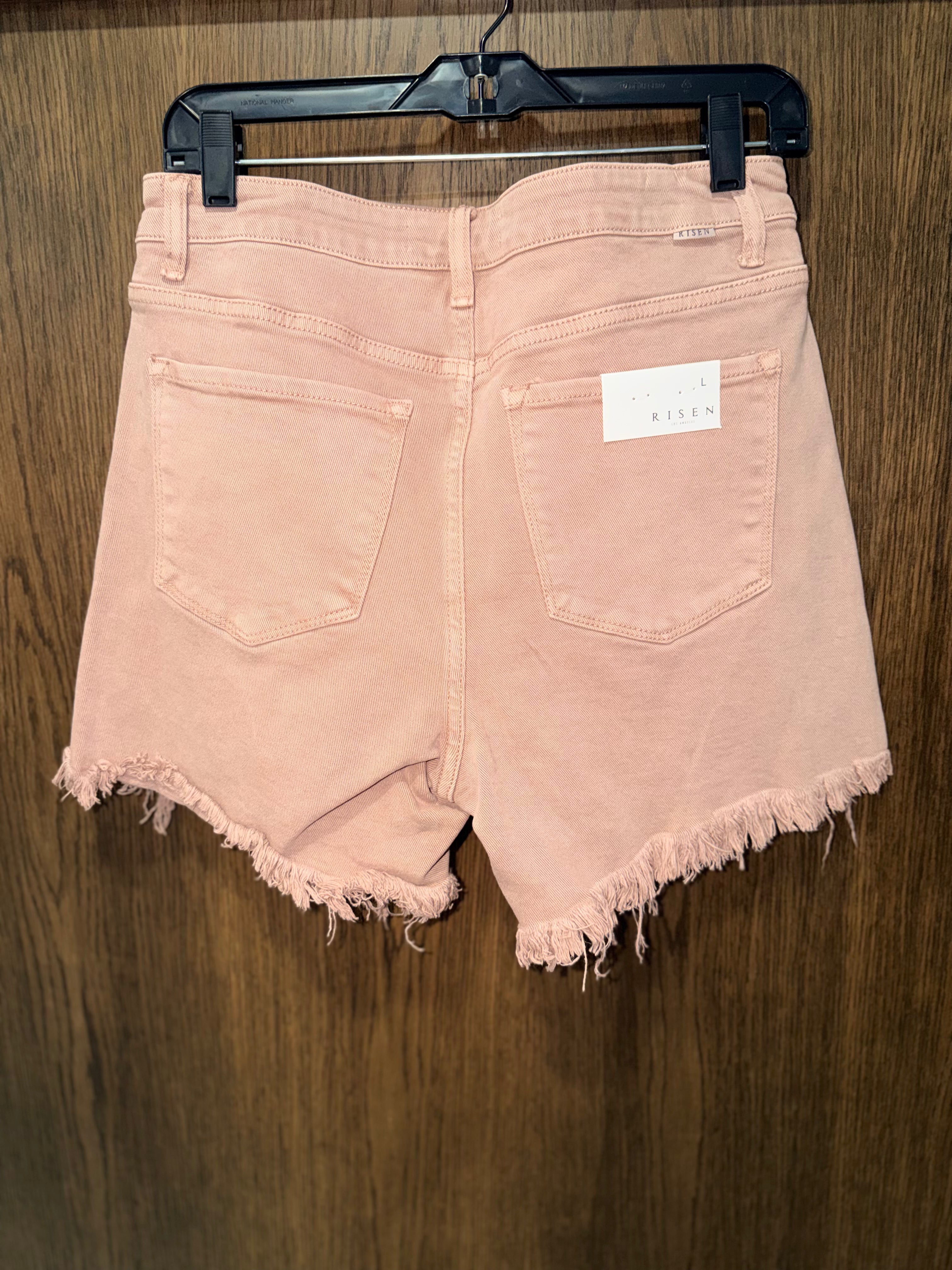 Risen Mauve NWT HI-WAISTED SHORT L Large