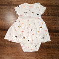 Carters Girls Floral Bubble Romper 3 Months New Condition