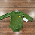 Carhartt Baby Long-Sleeve T-Shirt Pocket Onesie 12mos 12 Months EUC