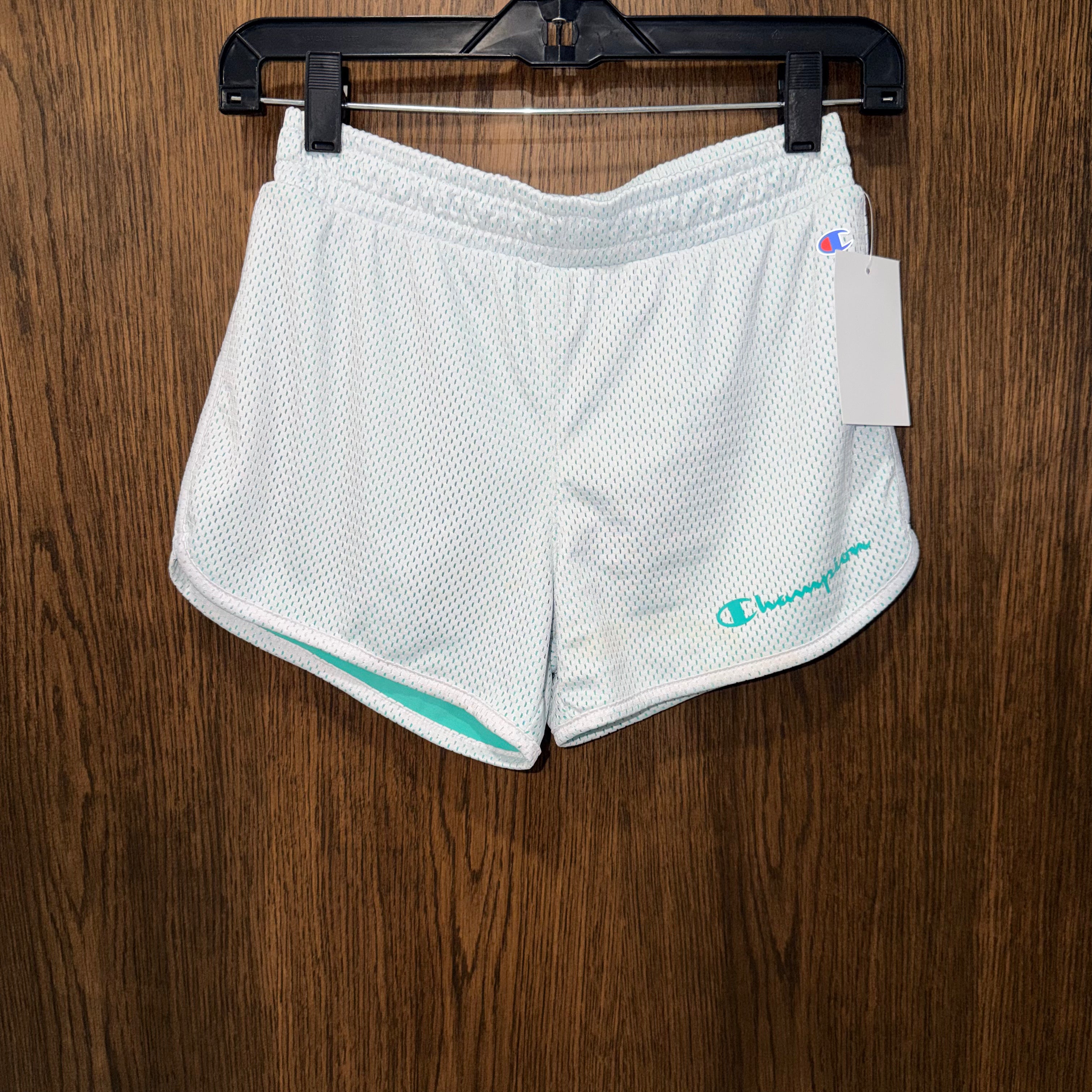 Champion White Girls Shorts Youth Medium YM 10/12