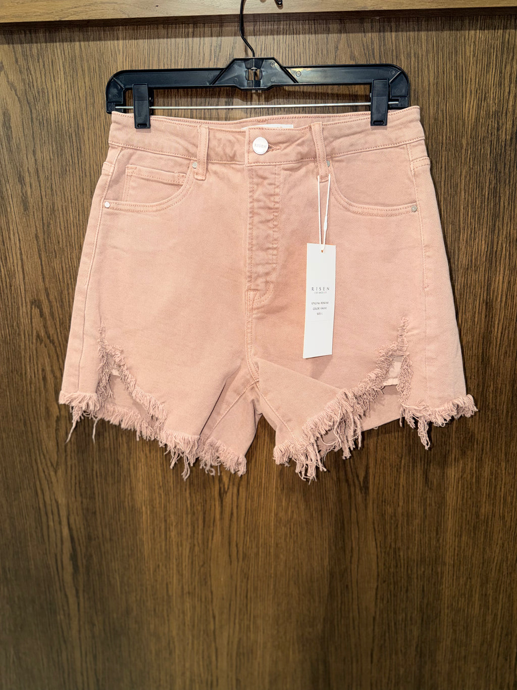 Risen Mauve NWT HI-WAISTED SHORT L Large