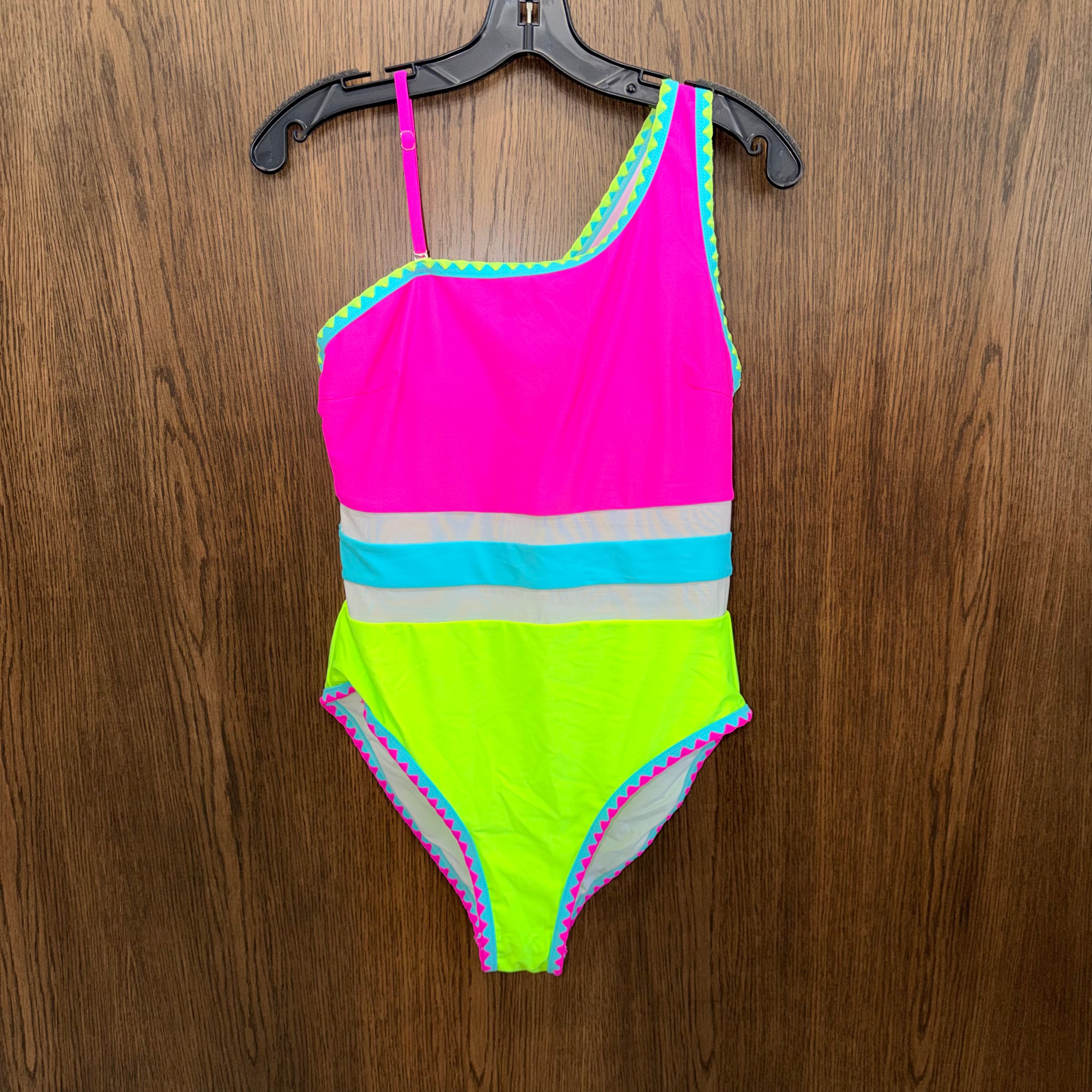 Popvil NWT Colorblock One Piece Swimsuit Large