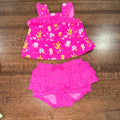 Gymboree Vintage Seahorse Tank & Ruffle Bottoms 3-6 mos