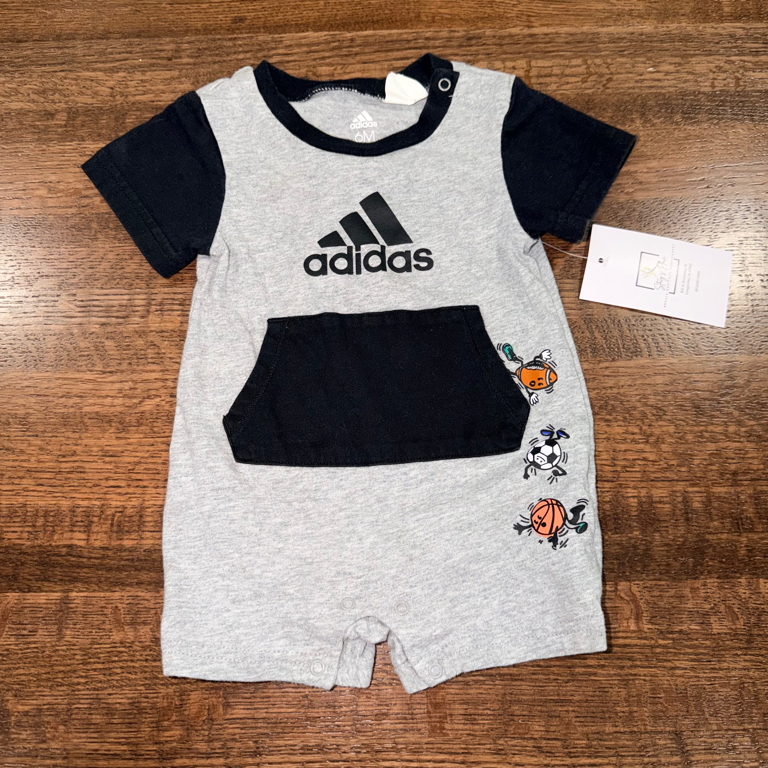 Adidas Baby Boys Romper Size 6 Months EUC