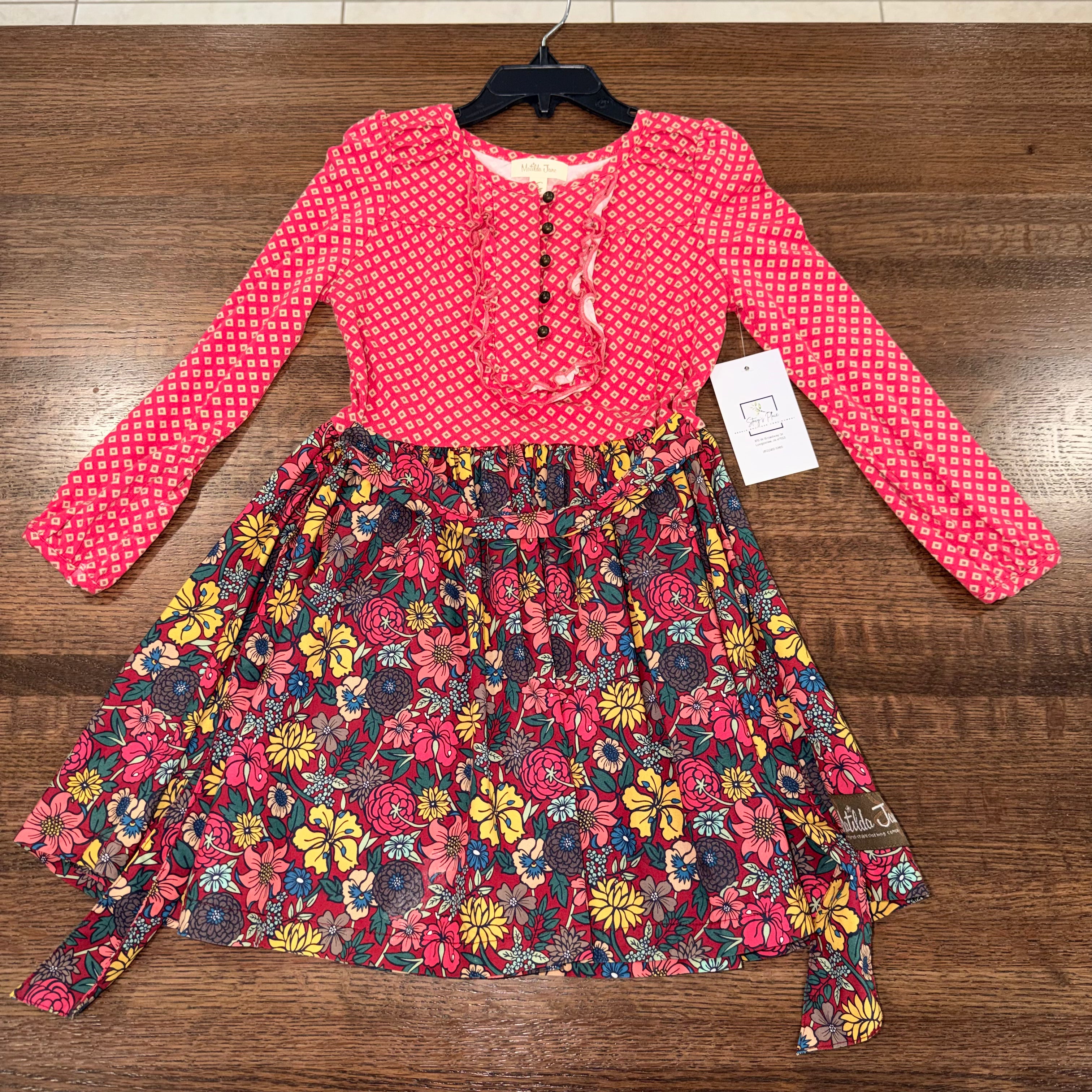 Matilda Jane Girls Tatiana Friends Forever Dress Size 4