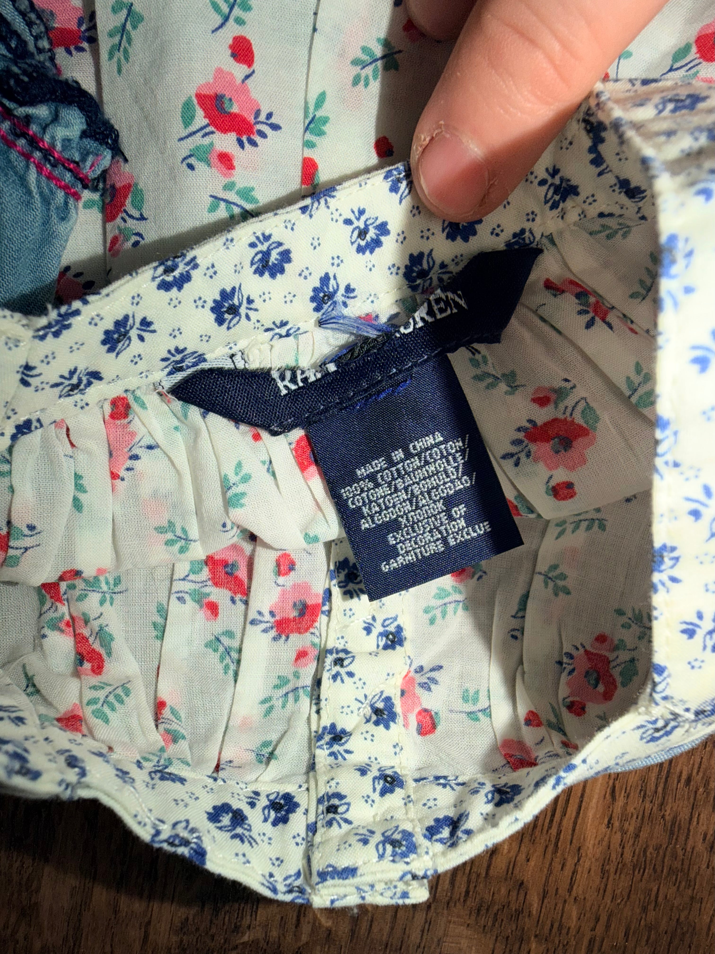 Ralph Lauren Girls 2pc Dress & Bloomers 3-6 Months