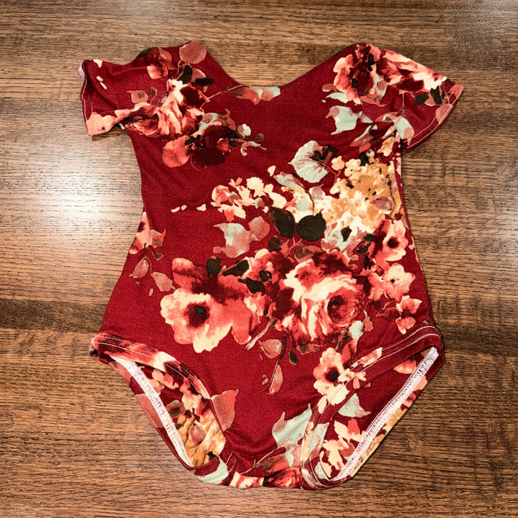 Handmade Floral Romper 18-24 Mos Super Stretchy