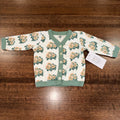 Kate Quinn Girls Organic Floral Button Front Cardigan 6-12 mos