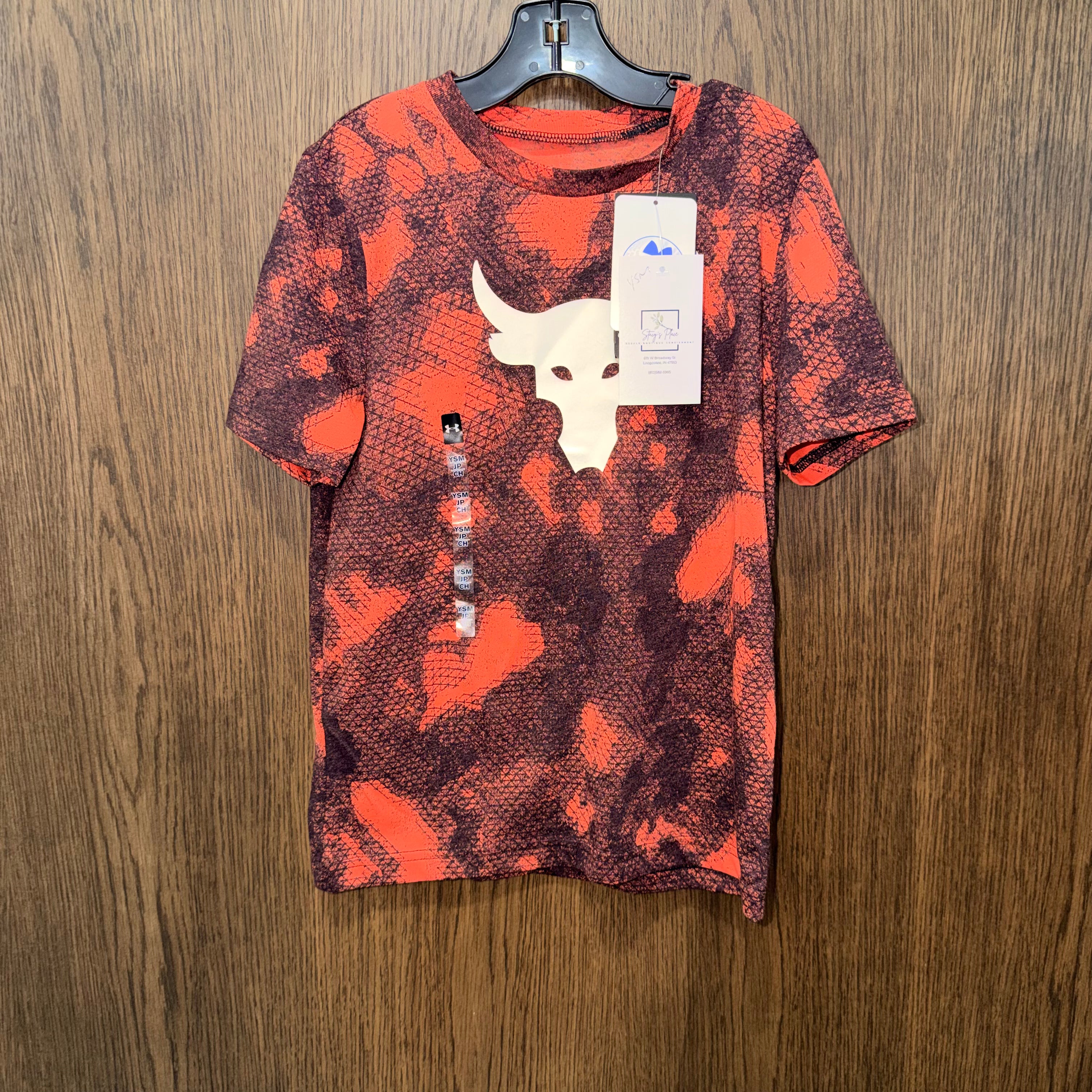 Under Armour NWT Boys Short Sleeve Dri Fit T-Shirt YSM 7/8 Retail $35