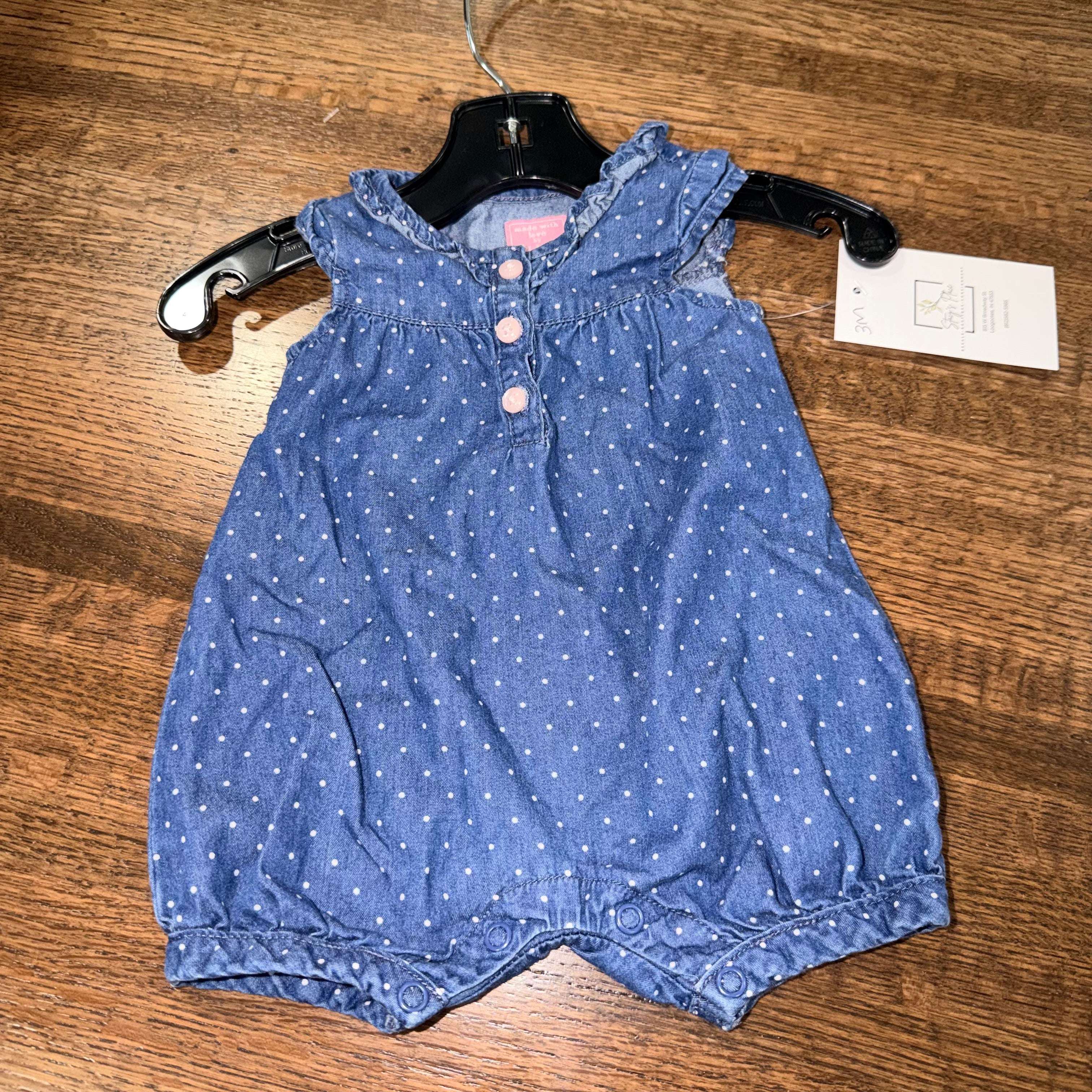 Children’s Place Vintage Romper 0-3 Months