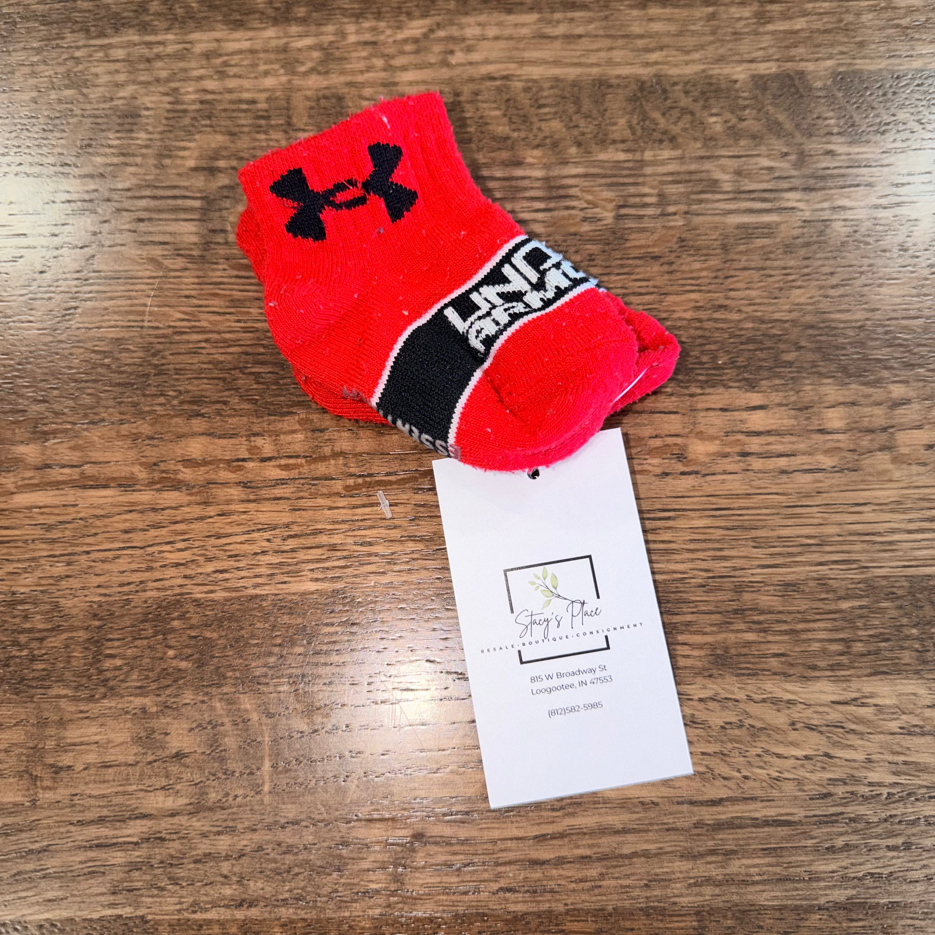 Under Armour Boys Toddler Socks Size 2C-4C