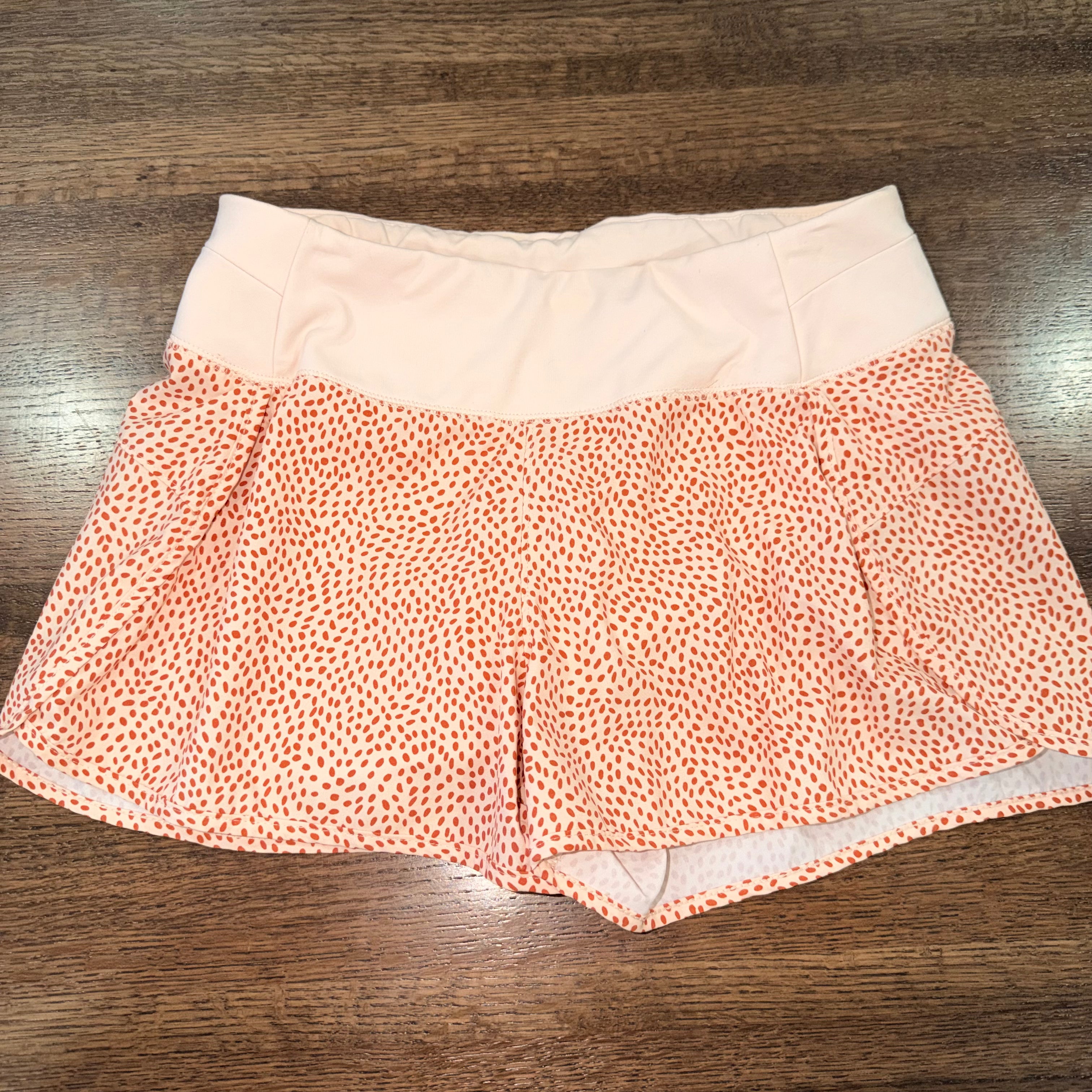 Calia Carrie Underwood Pink Confetti Dot Running Shorts Small