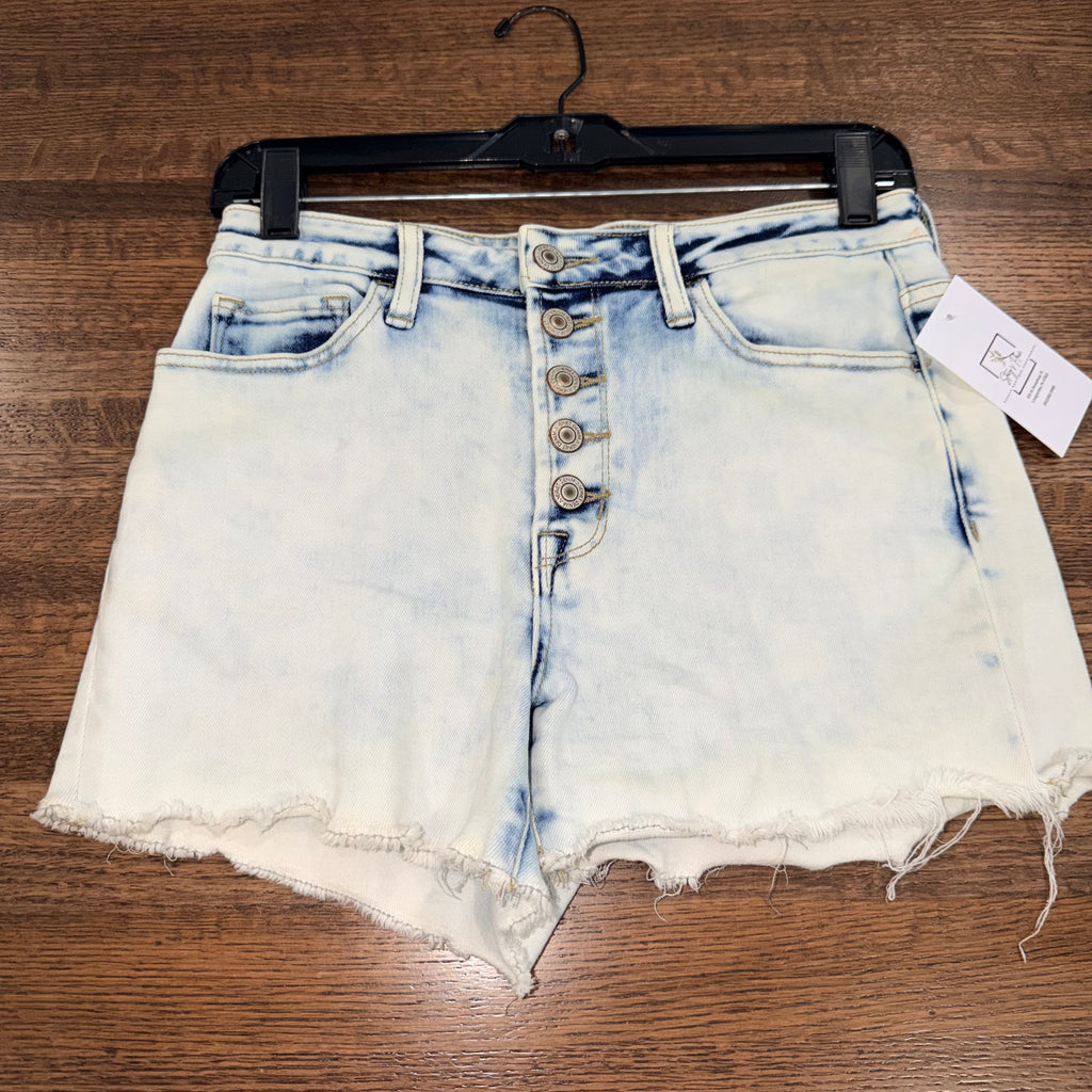 Vervet High Waist Button Fly Jean Shorts Size Medium
