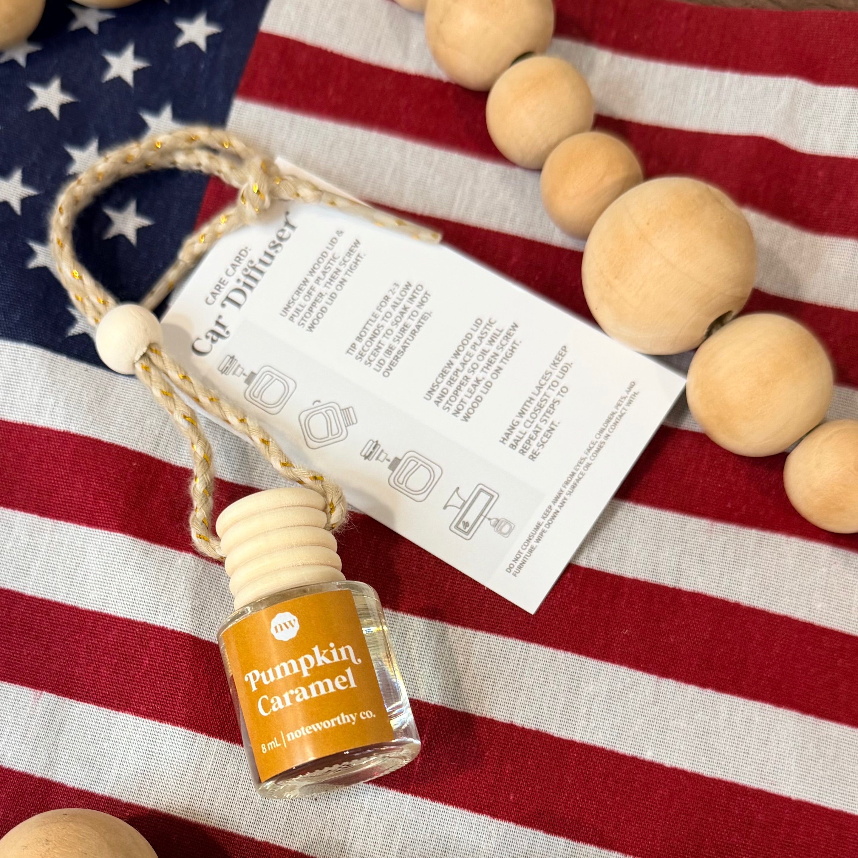 Pumpkin Caramel Car Diffuser by Noteworthy