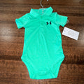 Under Armour Baby Boys Golf Polo Onesie 6/9 Months EUC