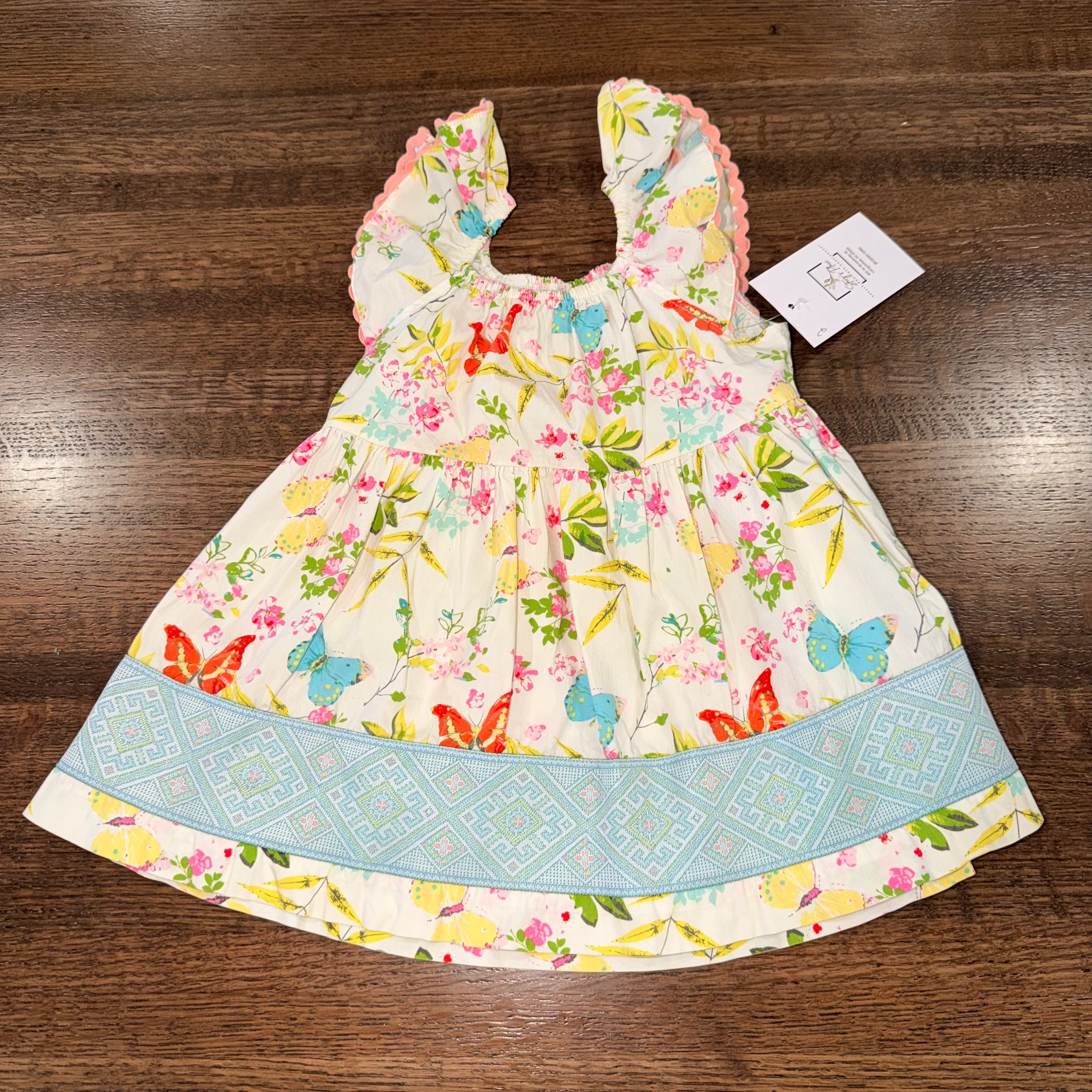 Matilda Jane Girls It's a Wonderful Parade All Peasant Top Size 2