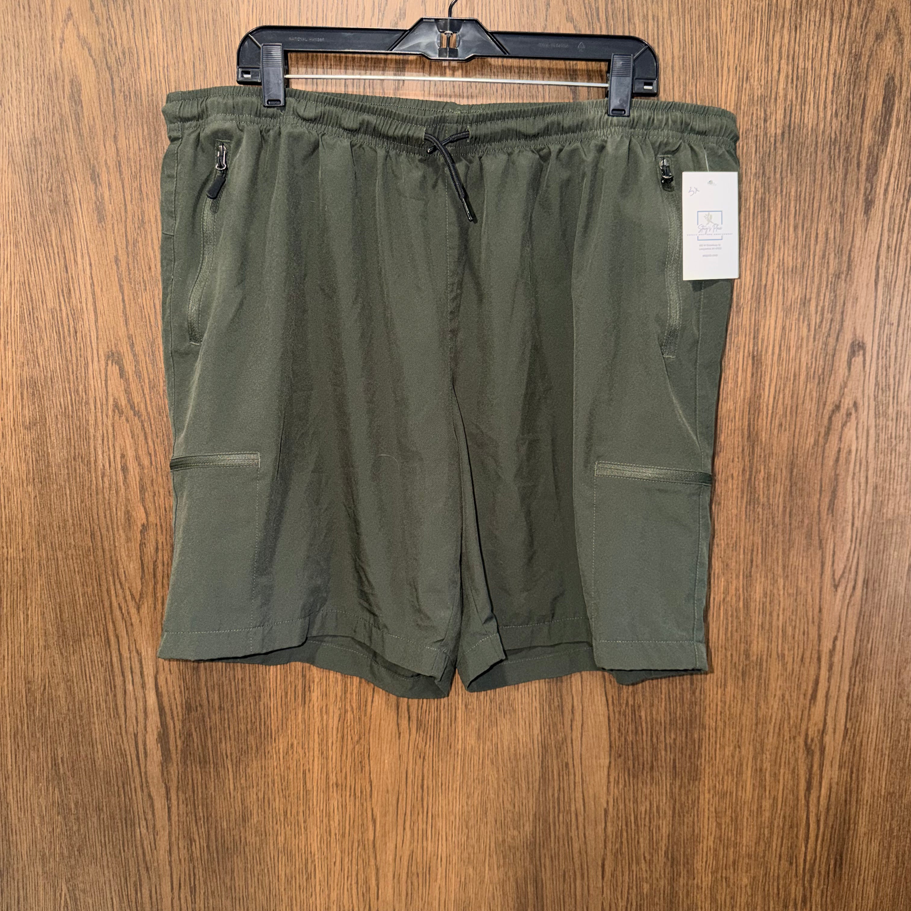 Sanity Men's Olive Athletic Shorts 3X XXL