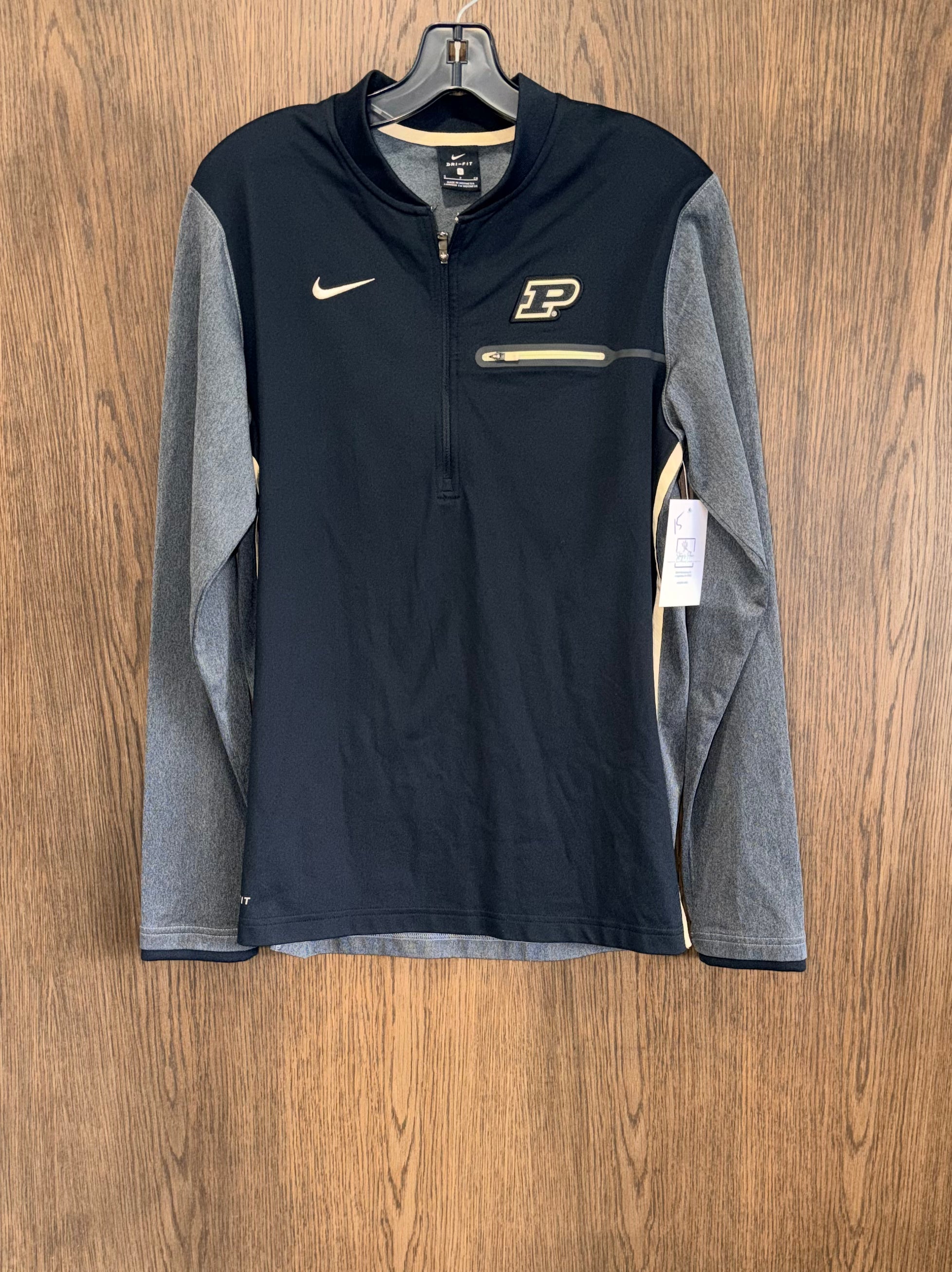 Women’s Nike Purdue University 1/4 Zip Pullover Size Small