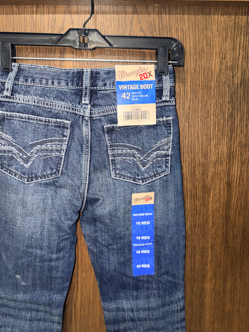 Wrangler 20x Boys Vintage Bootcut 42 Jeans Size 10