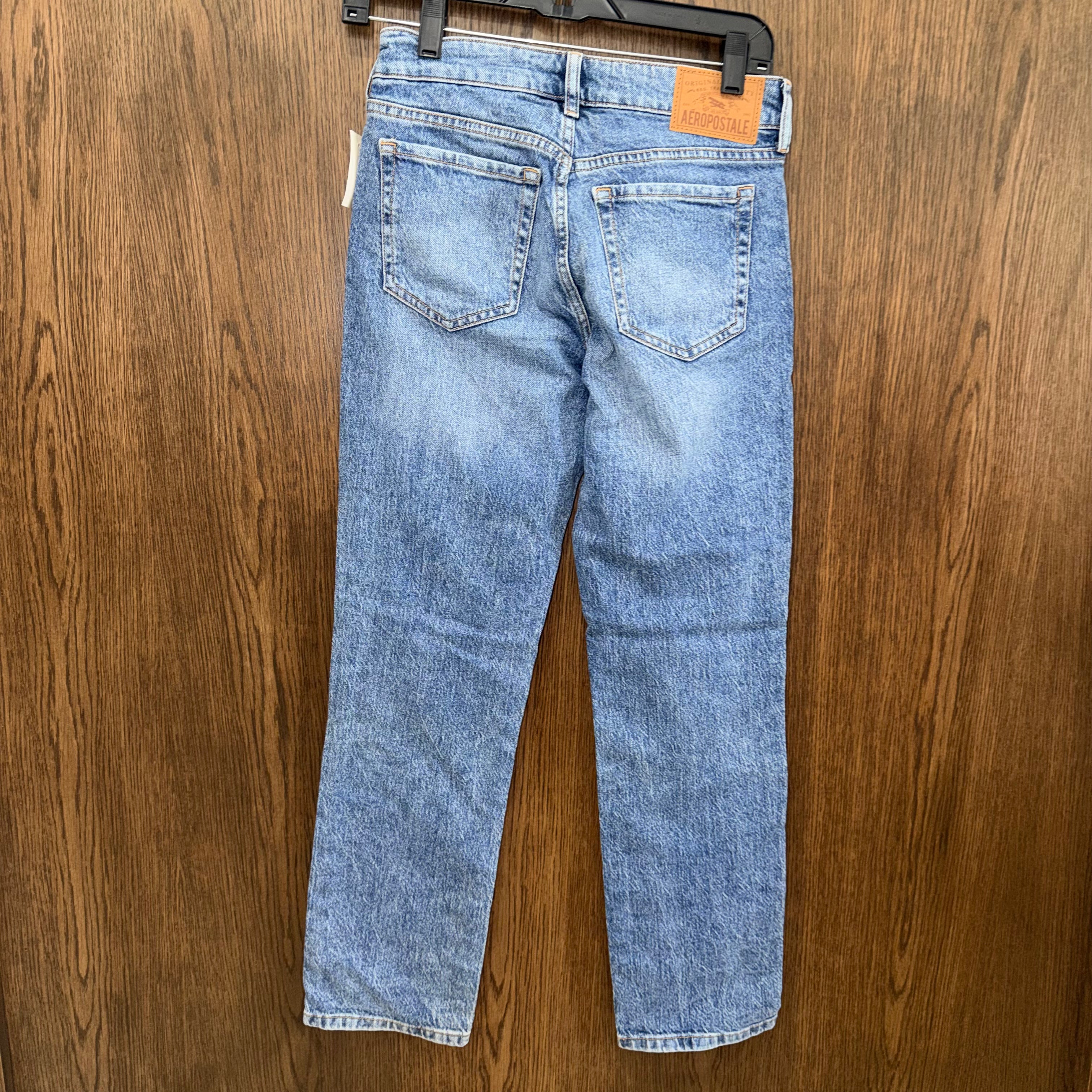 Aeropostale NWT Midrise Ankle Straight Jeans Size 0 Regular