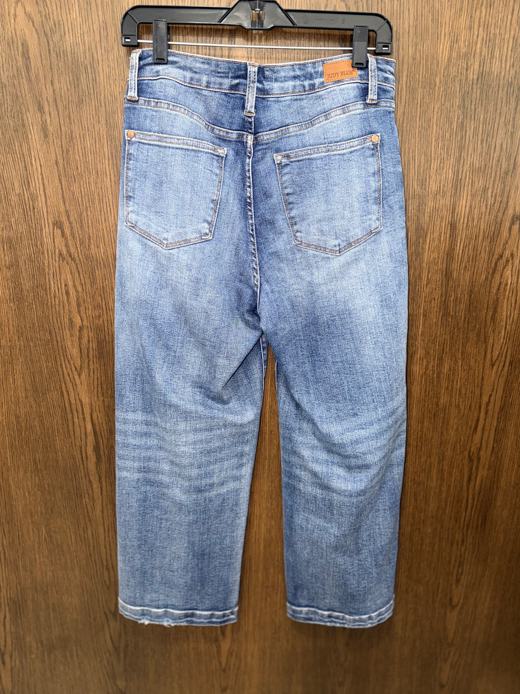 Judy Blue Women’s Double the Cool Cropped Wide Leg Jeans Size 7/28