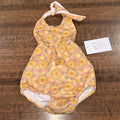 Lemons Handmade Nash Thread Co Bubble Halter Romper Size 18-24 mos
