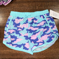 Champion Girls Blue Shorts Lined Youth Medium YM 10/12