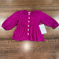 Kate Quinn Girls Organic Bubble Sleeve Ribbed Dress 6-12 mos