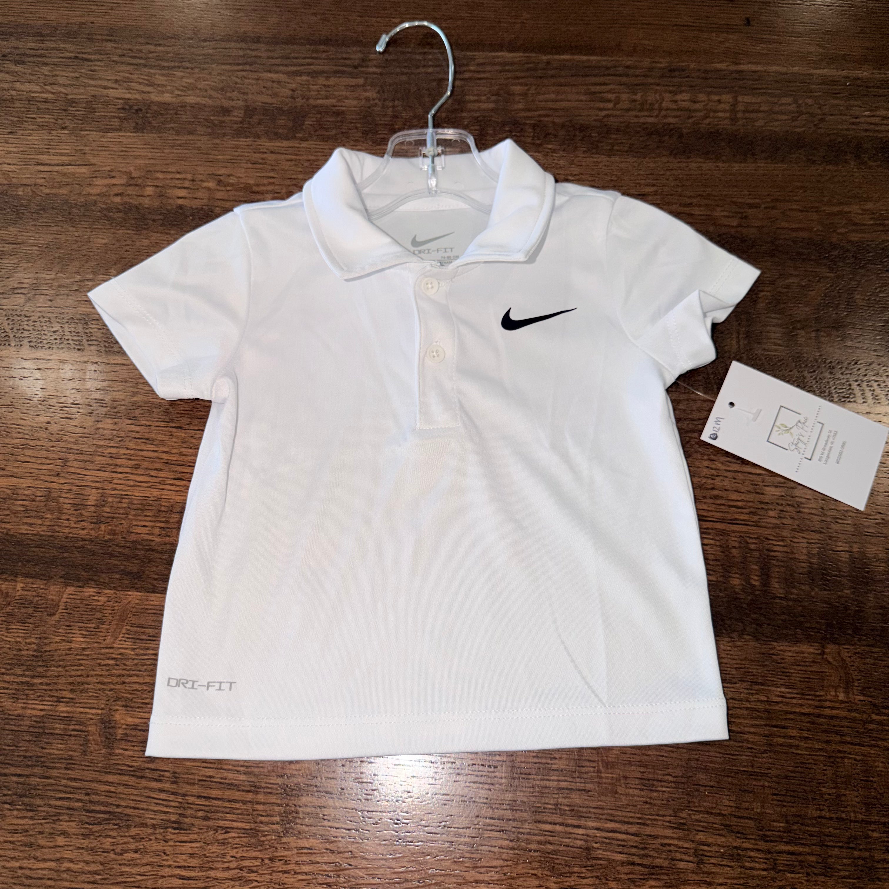 Boys Nike Golf Polo Shirt Size 12M