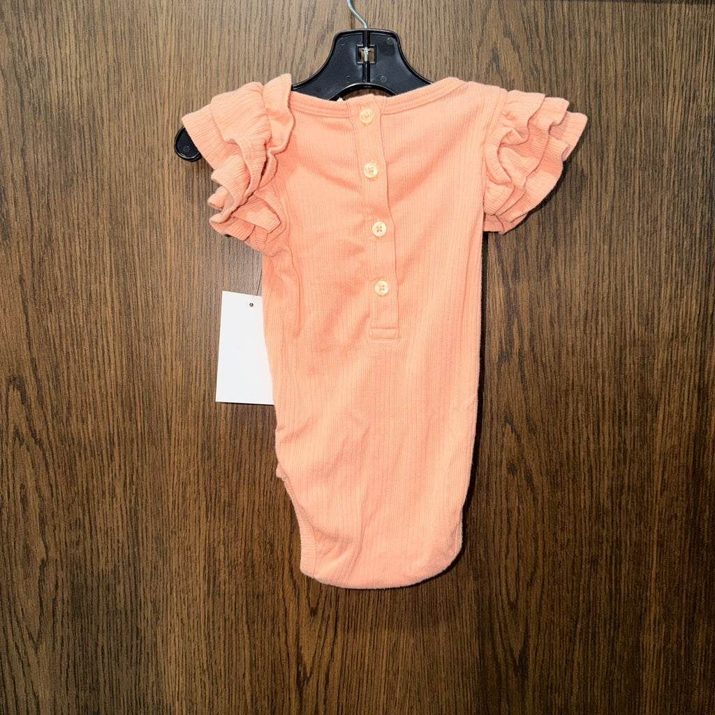 Kate Quinn Organic Girls Ruffle Romper 6-12 mos