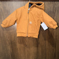 Carhartt Canvas Insulated Hooded Active Jacket for Babies 18 Months New Condition